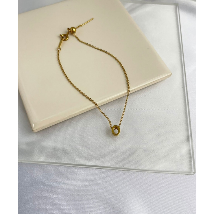 イニシャルチャームブレスレット Stainless 316L | earyear | 詳細画像41 