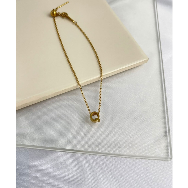 イニシャルチャームブレスレット Stainless 316L | earyear | 詳細画像43 