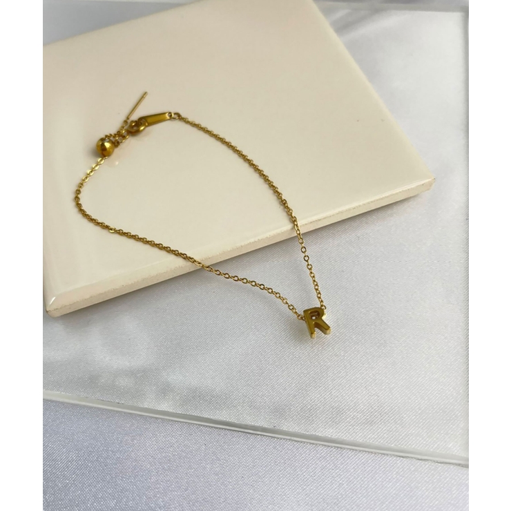 イニシャルチャームブレスレット Stainless 316L | earyear | 詳細画像44 