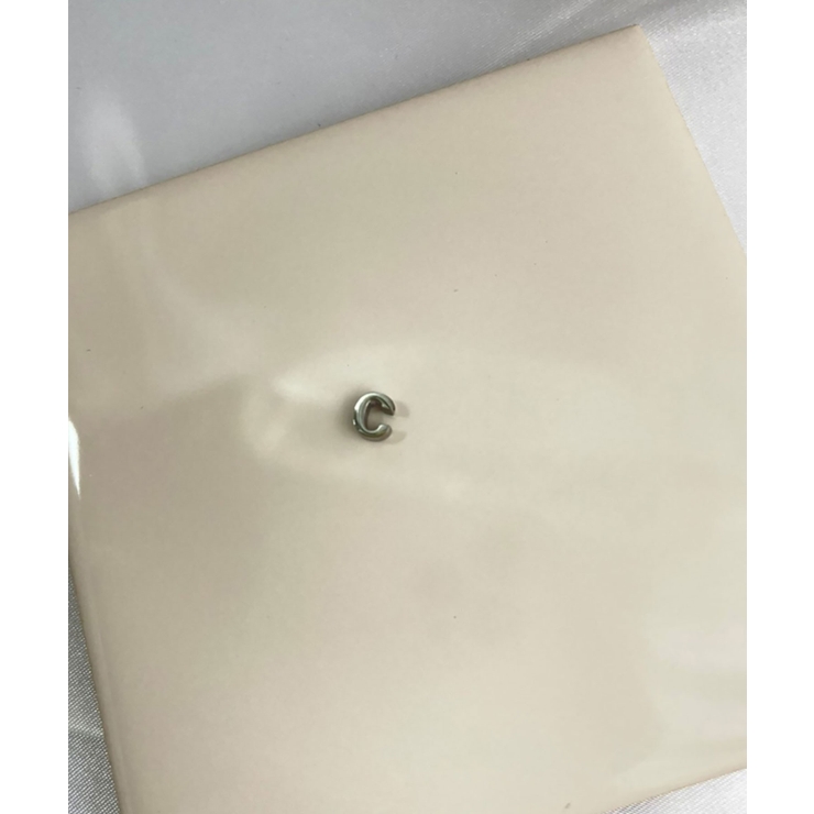 C_S | イニシャルチャームブレスレット Stainless 316L | earyear