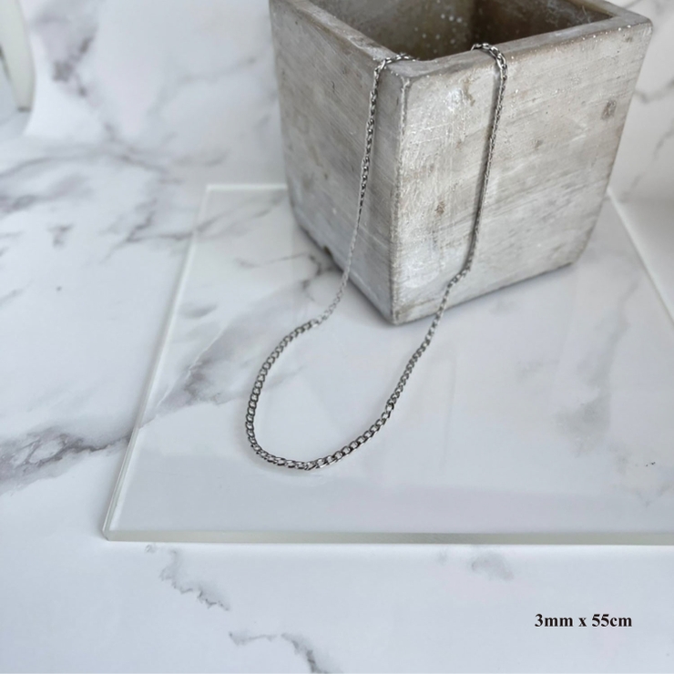 プレーンチェーンネックレス-LD Stainless | earyear | 詳細画像10 