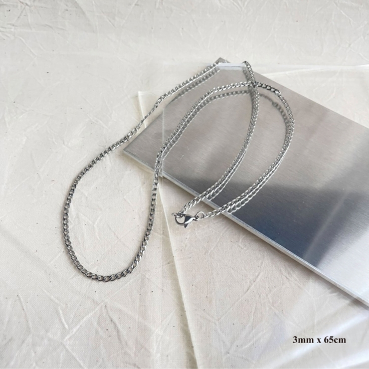 プレーンチェーンネックレス-LD Stainless | earyear | 詳細画像12 