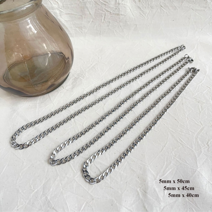 プレーンチェーンネックレス-LD Stainless | earyear | 詳細画像27 