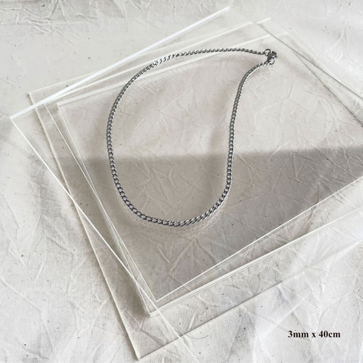 プレーンチェーンネックレス-LD Stainless | earyear | 詳細画像3 