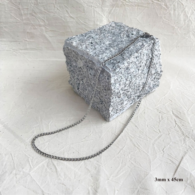 プレーンチェーンネックレス-LD Stainless | earyear | 詳細画像4 