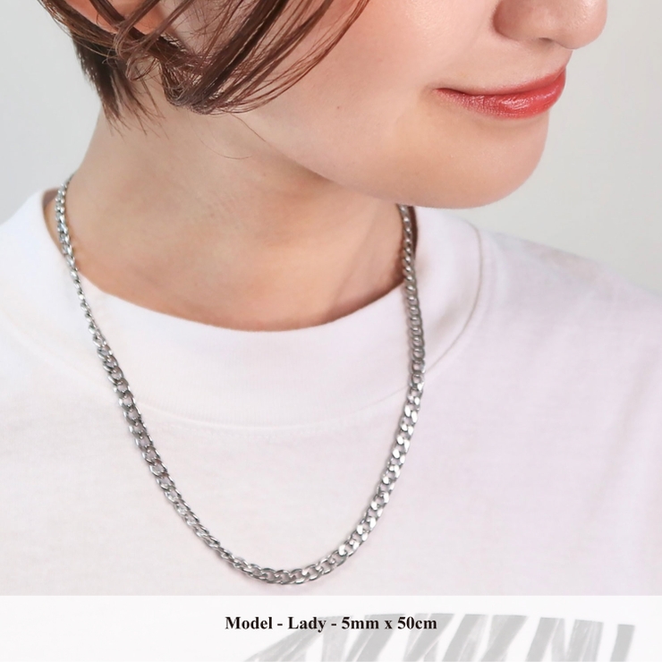 プレーンチェーンネックレス-LD Stainless | earyear | 詳細画像8 