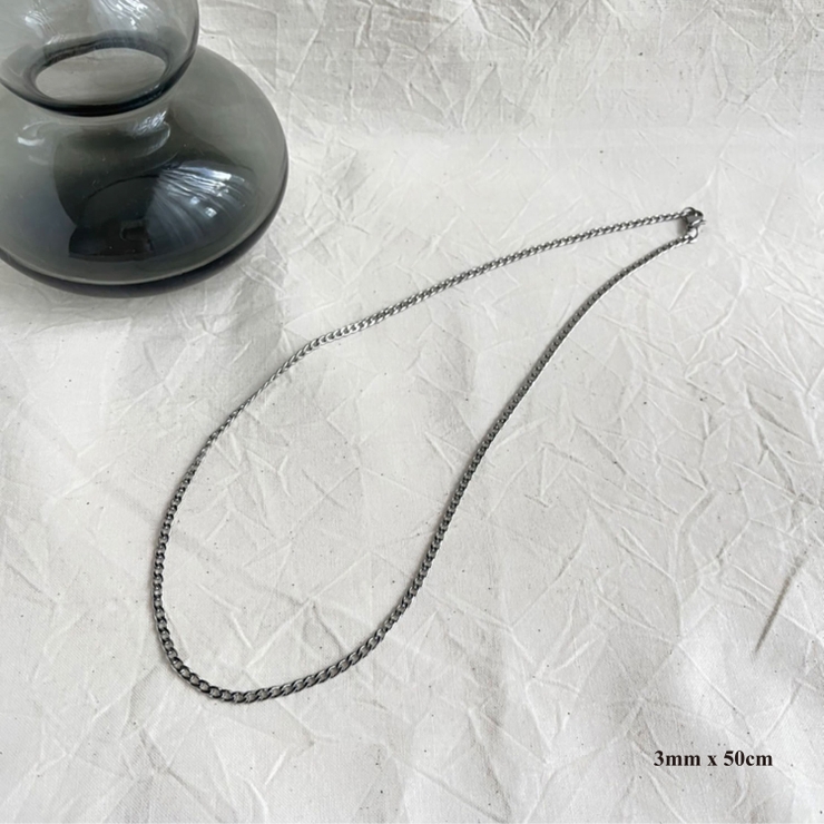 プレーンチェーンネックレス-LD Stainless | earyear | 詳細画像9 