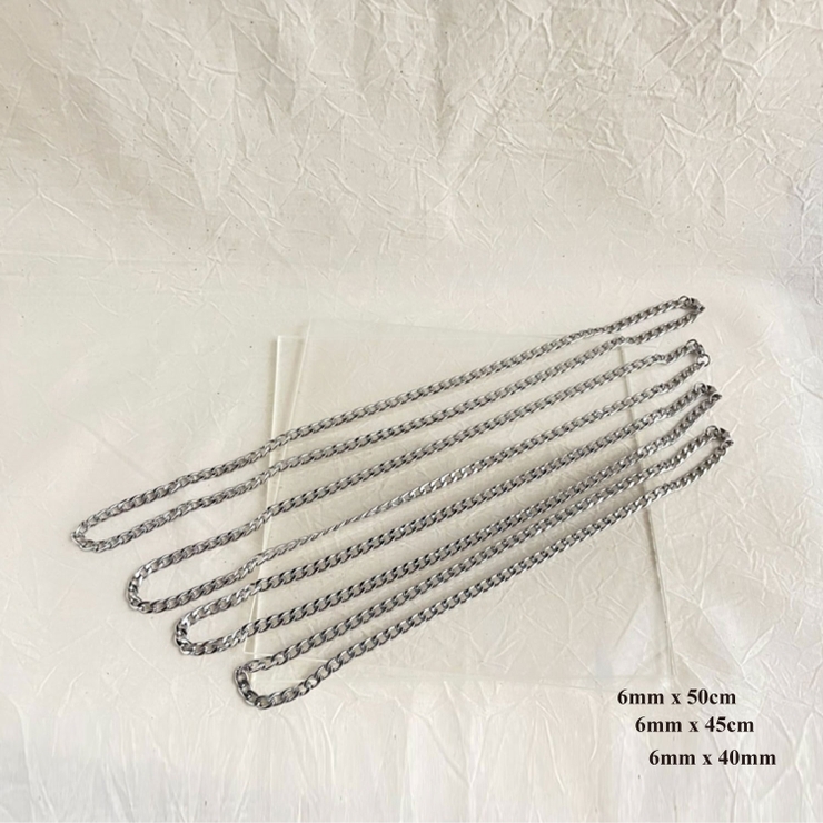 5mm | プレーンチェーンネックレス-LD Stainless | earyear