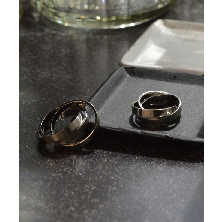 プレーンフラットトリプルリング STLv3 Stainless316L | earyear | 詳細画像4 