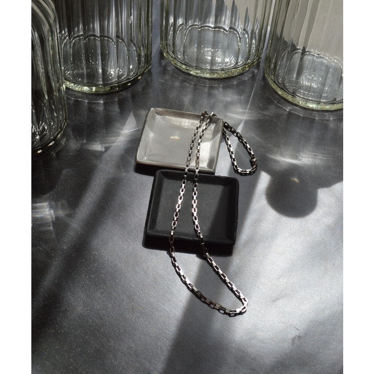 シルバー | レクタングルベネチアンネックレス STLv3 Stainless316L | earyear