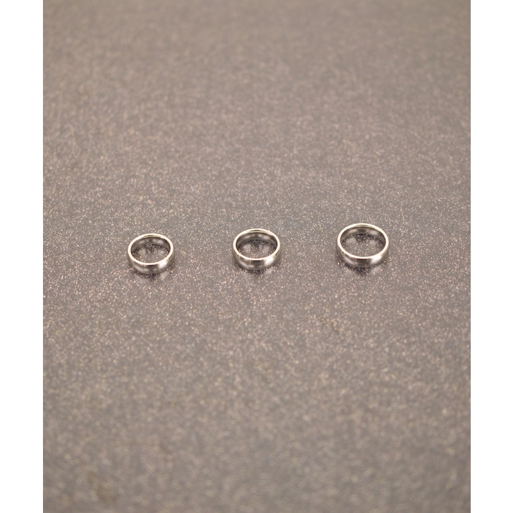 6mm_S | チャビー プレーン リング STLv3 Stainless 316L | earyear
