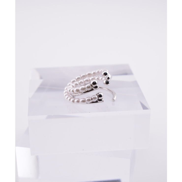3 Layer Pearl Line Metal イヤーカフ | earyear | 詳細画像6 