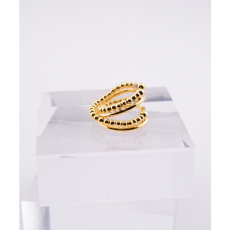 Triple Line Ball Motif Metal イヤーカフ | earyear | 詳細画像10 