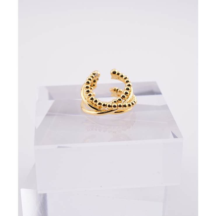 Triple Line Ball Motif Metal イヤーカフ | earyear | 詳細画像11 