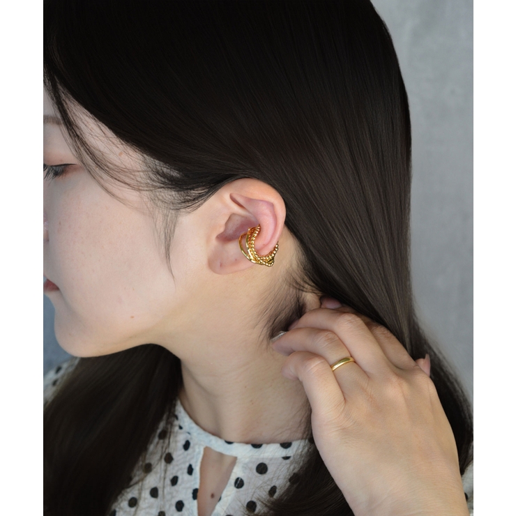 Triple Line Ball Motif Metal イヤーカフ | earyear | 詳細画像8 