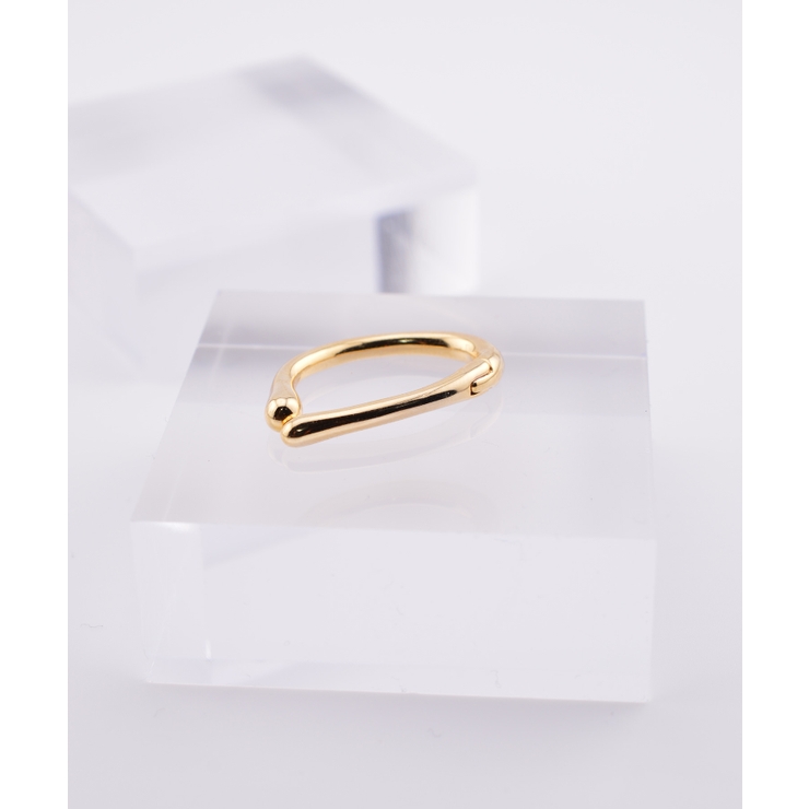 Oval Line Form Simple Metal イヤーカフ | earyear | 詳細画像12 