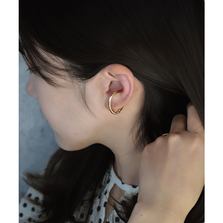 Oval Line Form Simple Metal イヤーカフ | earyear | 詳細画像9 