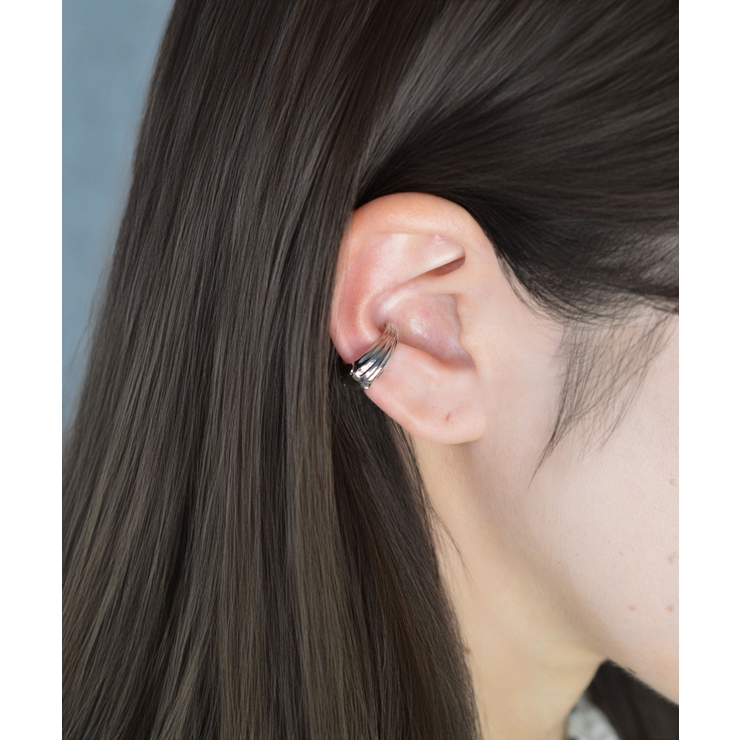 Groove Texture Chunky Metal イヤーカフ | earyear | 詳細画像2 