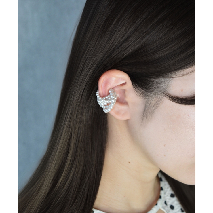 Twist Pearl Spiral Hug イヤーカフ | earyear | 詳細画像3 