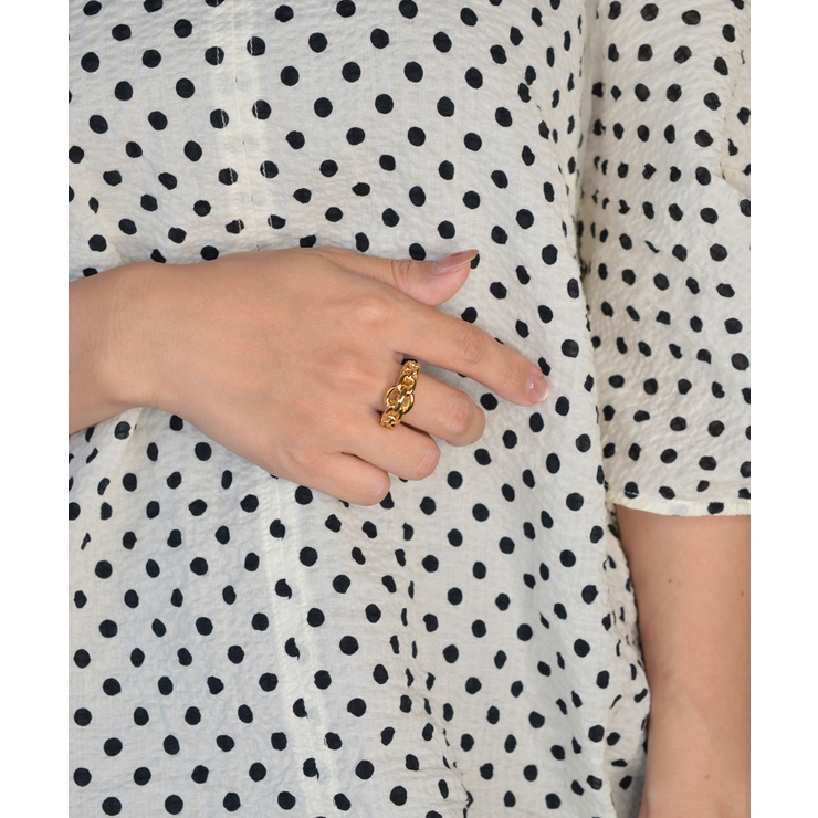 Chunky Chain Layered Ring | earyear | 詳細画像7 