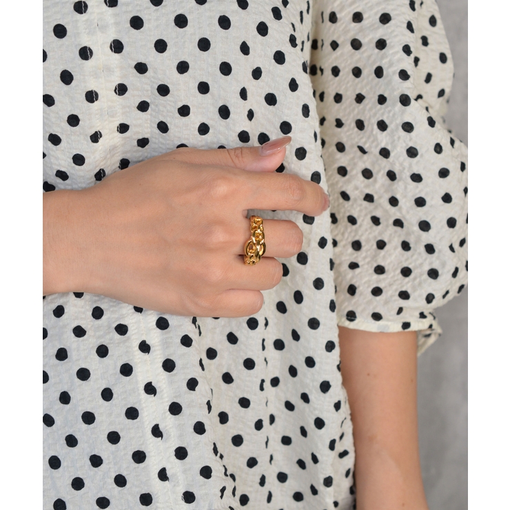 Chunky Chain Layered Ring | earyear | 詳細画像8 