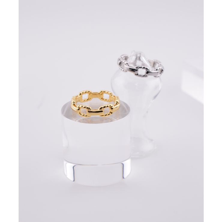Flat Rope Chain Ring | earyear | 詳細画像1 
