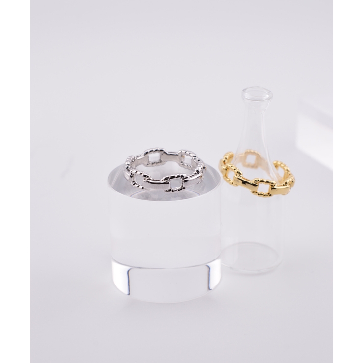 Flat Rope Chain Ring | earyear | 詳細画像2 
