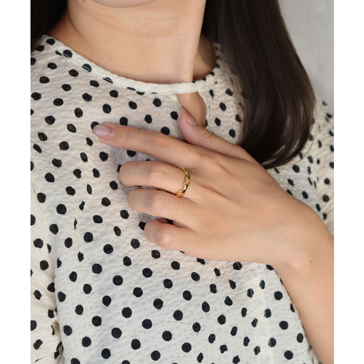 Flat Rope Chain Ring | earyear | 詳細画像6 