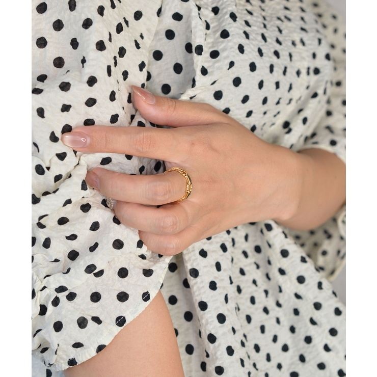 Flat Rope Chain Ring | earyear | 詳細画像7 