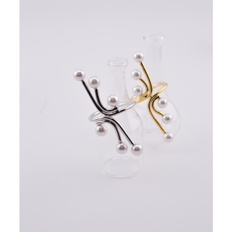 Pearl Line Wrap Ring | earyear | 詳細画像1 