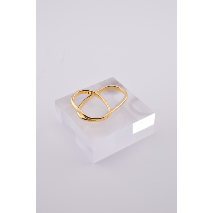 Luna Wave Double Finger Ring | earyear | 詳細画像10 