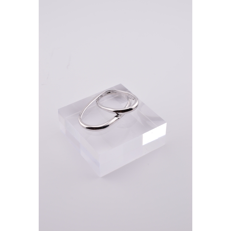 Luna Wave Double Finger Ring | earyear | 詳細画像4 