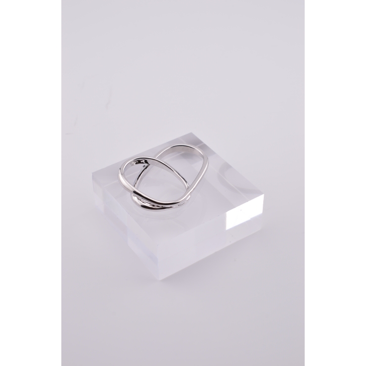 Luna Wave Double Finger Ring | earyear | 詳細画像5 