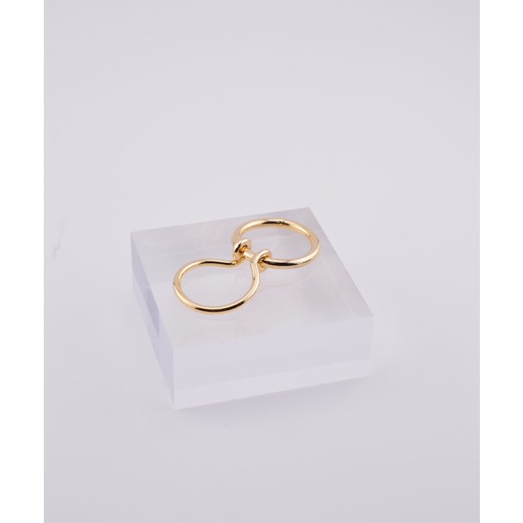 Infinity Loop Double Finger Ring | earyear | 詳細画像11 