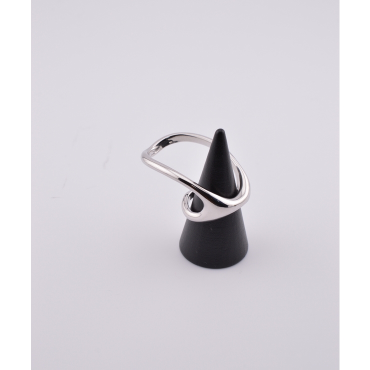 Liquid Arc Double Finger Ring | earyear | 詳細画像7 