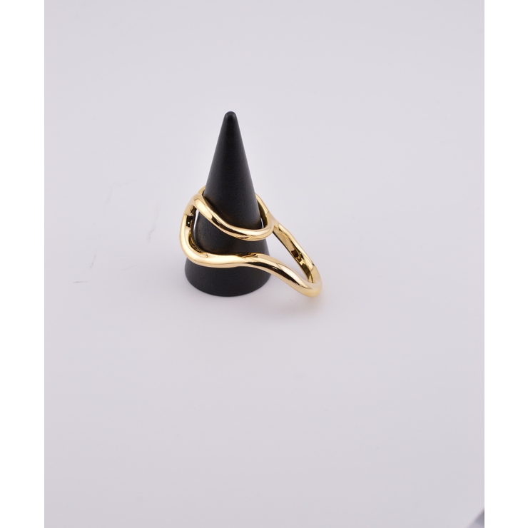 Waveform Double Finger Ring | earyear | 詳細画像12 
