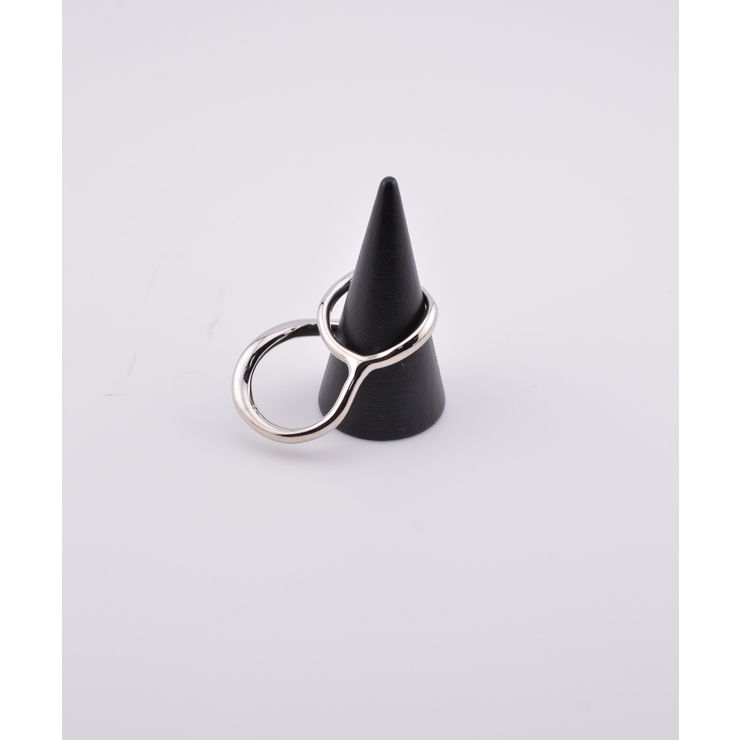 Waveform Double Finger Ring | earyear | 詳細画像4 