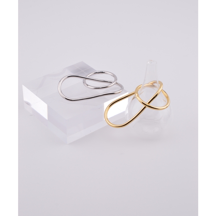 Crossbind Double Finger Ring | earyear | 詳細画像15 