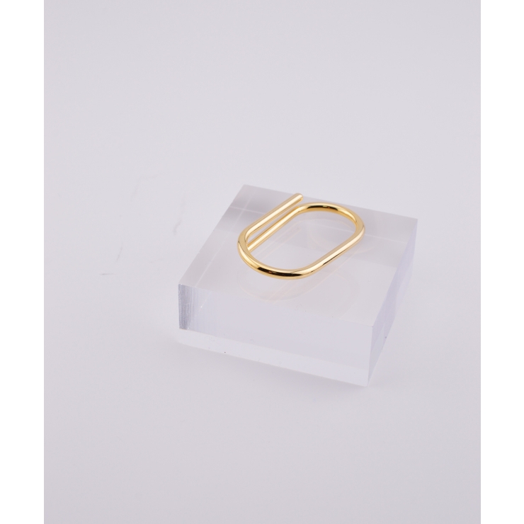Edge Duo Bar Double Finger Ring | earyear | 詳細画像10 