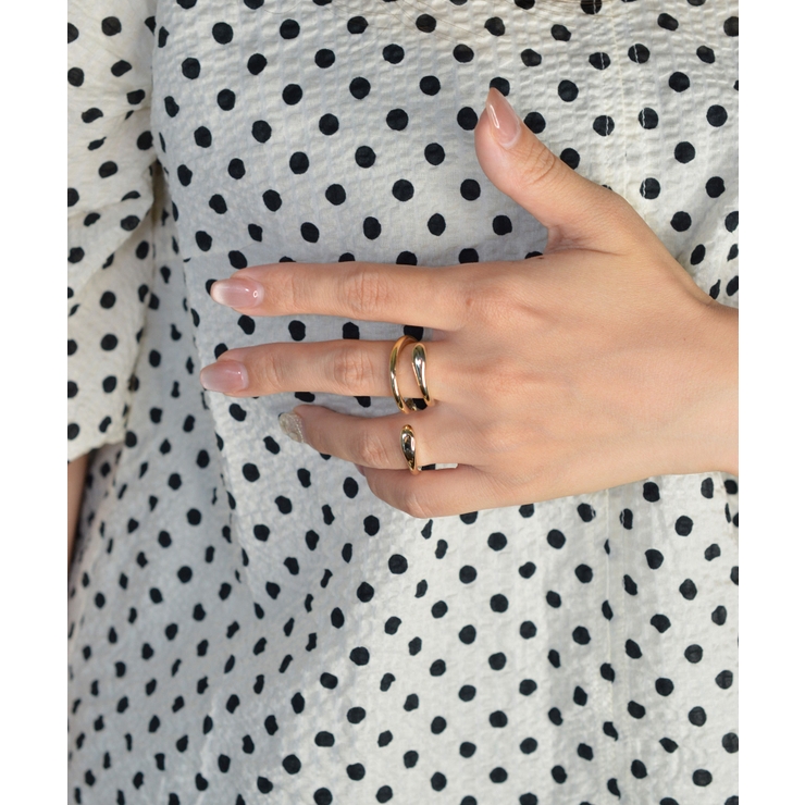 Fakely Two Double Finger Ring | earyear | 詳細画像11 