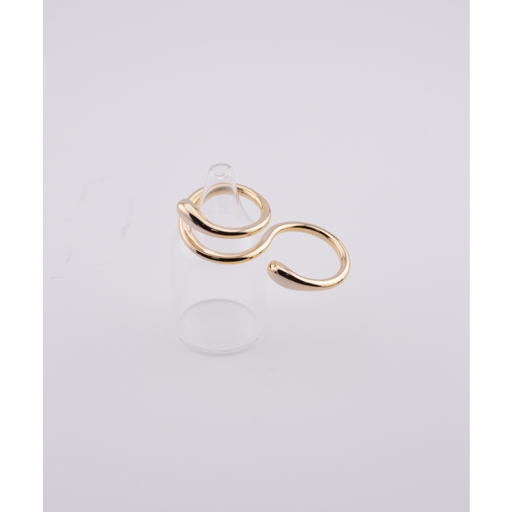 Fakely Two Double Finger Ring | earyear | 詳細画像13 