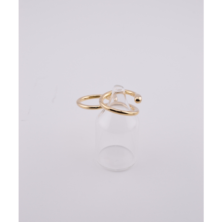 Fakely Two Double Finger Ring | earyear | 詳細画像15 