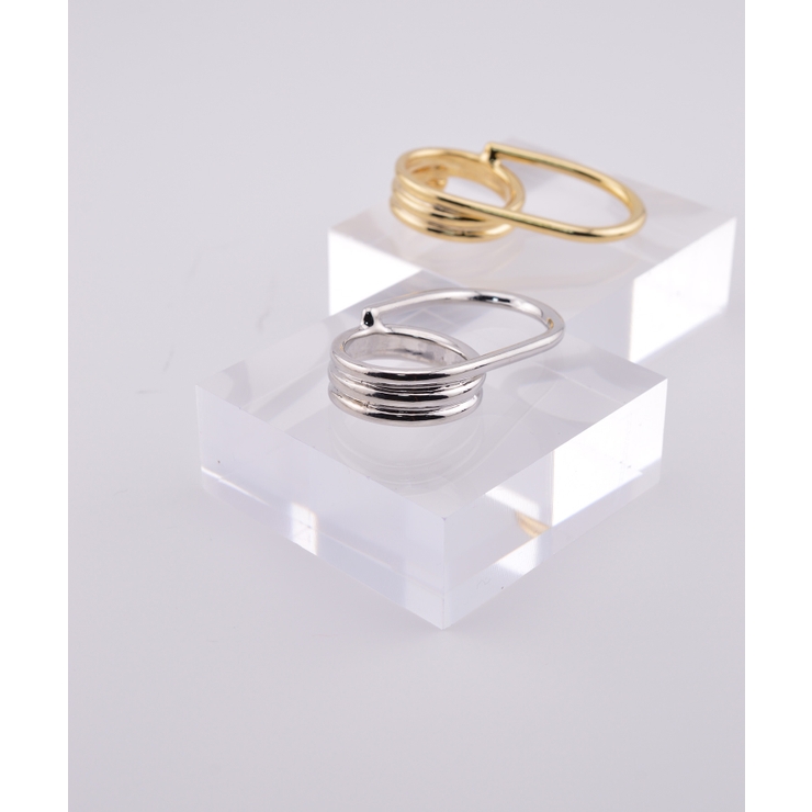 Layered Path Double Finger Ring | earyear | 詳細画像13 