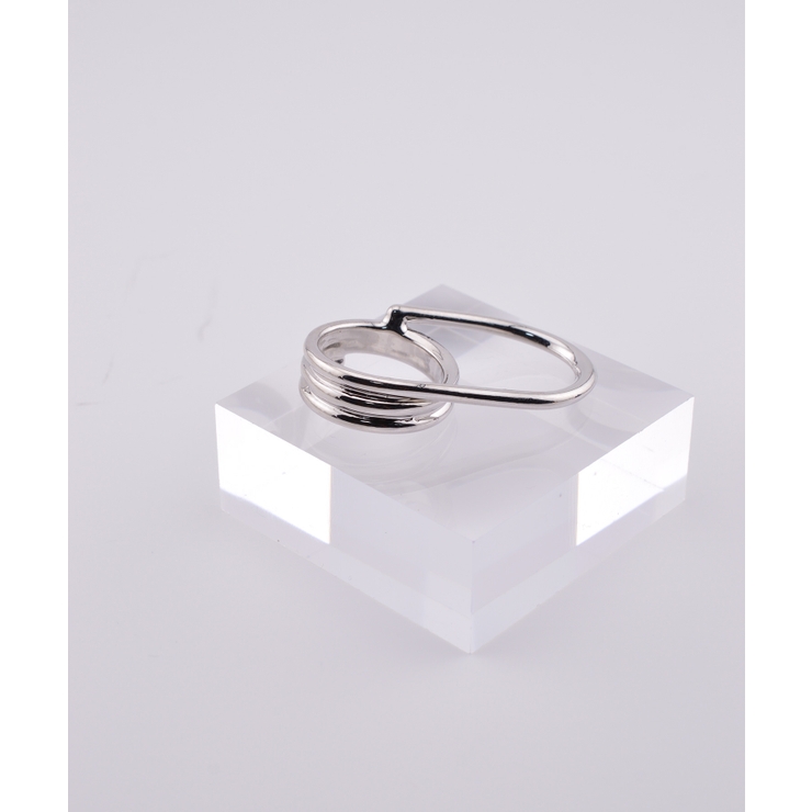 Layered Path Double Finger Ring | earyear | 詳細画像4 
