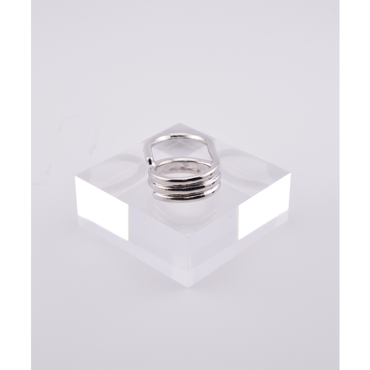 Layered Path Double Finger Ring | earyear | 詳細画像5 