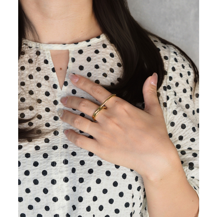 Bridge Duo Double Finger Ring | earyear | 詳細画像2 