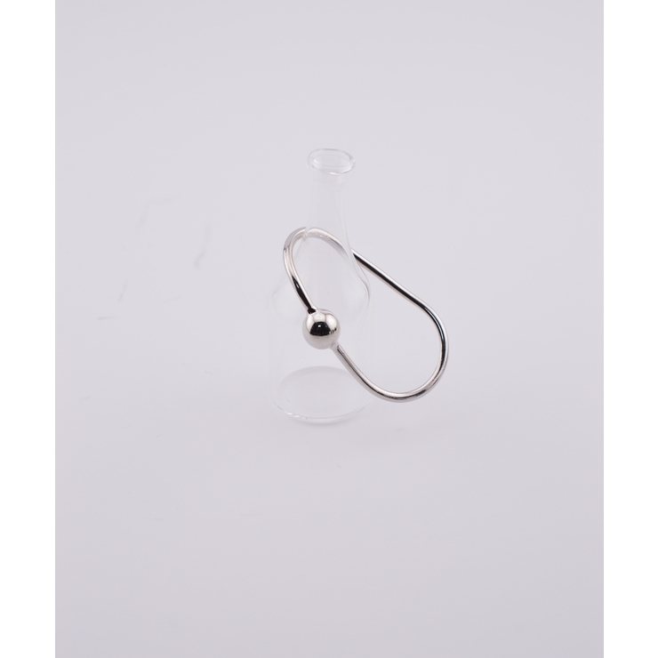 シルバー | Sphere Trace Double Finger Ring | earyear