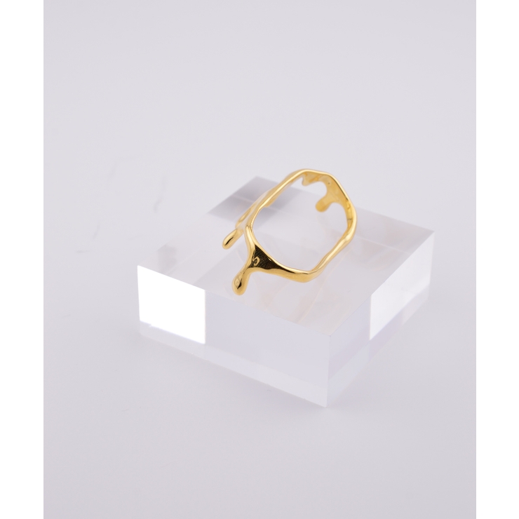Crown Drape Double Finger Ring | earyear | 詳細画像14 