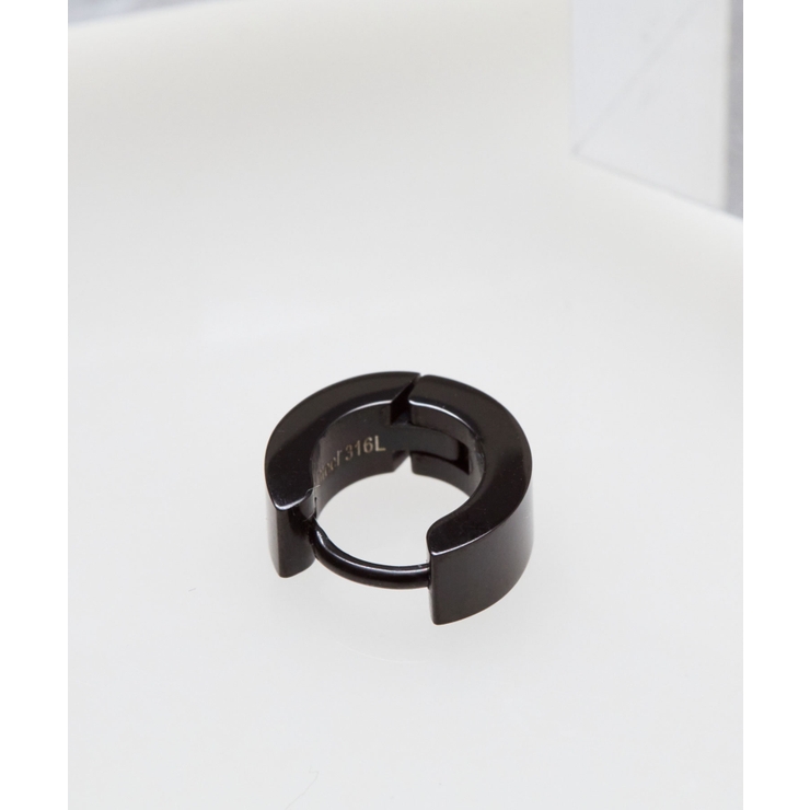 サージカル ステンレス フラット フープピアス(UNISEX) | earyear | 詳細画像16 