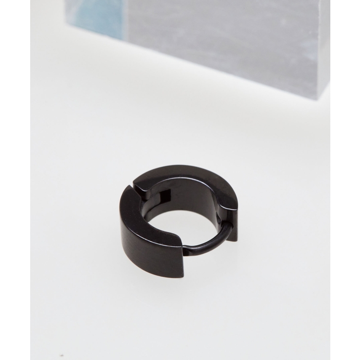 サージカル ステンレス フラット フープピアス(UNISEX) | earyear | 詳細画像19 
